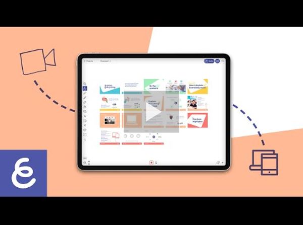 Explain Everything Demo Video for Explain Everything a virtual whiteboard appllication