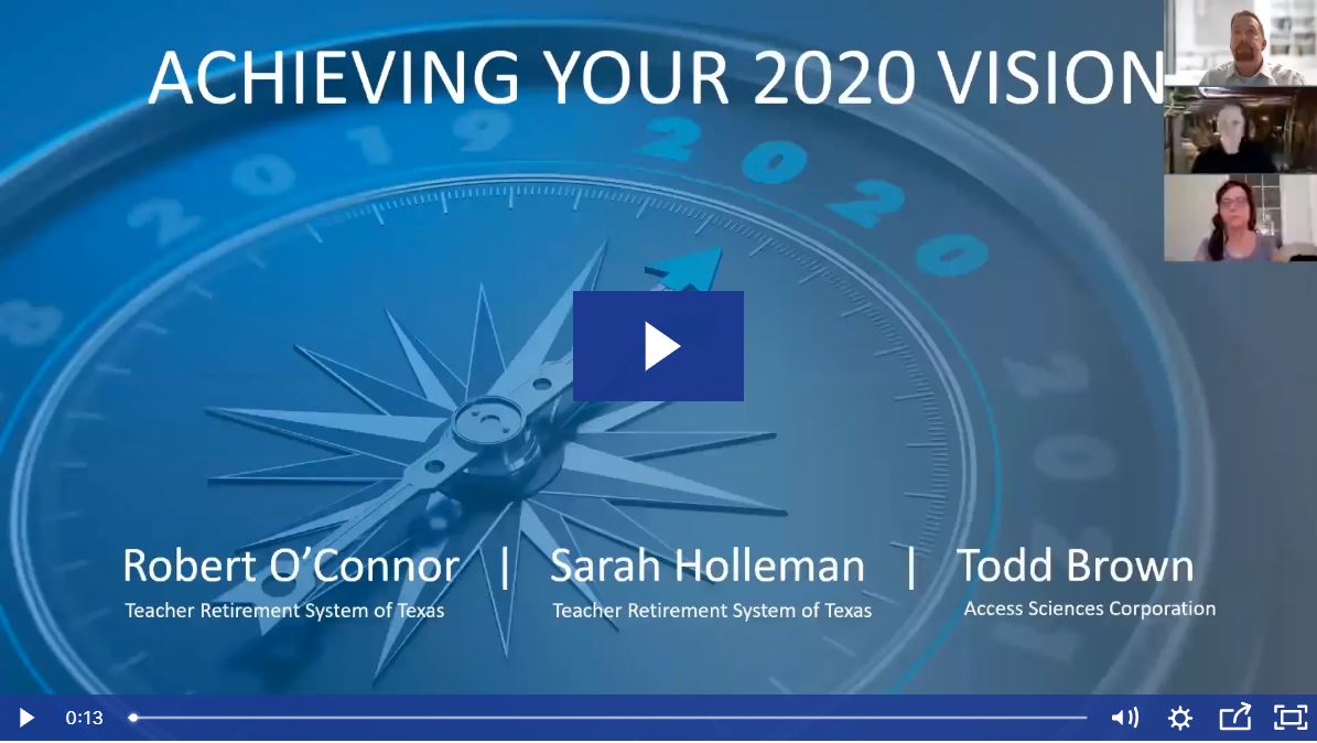 Achieving Your 2020 Vision