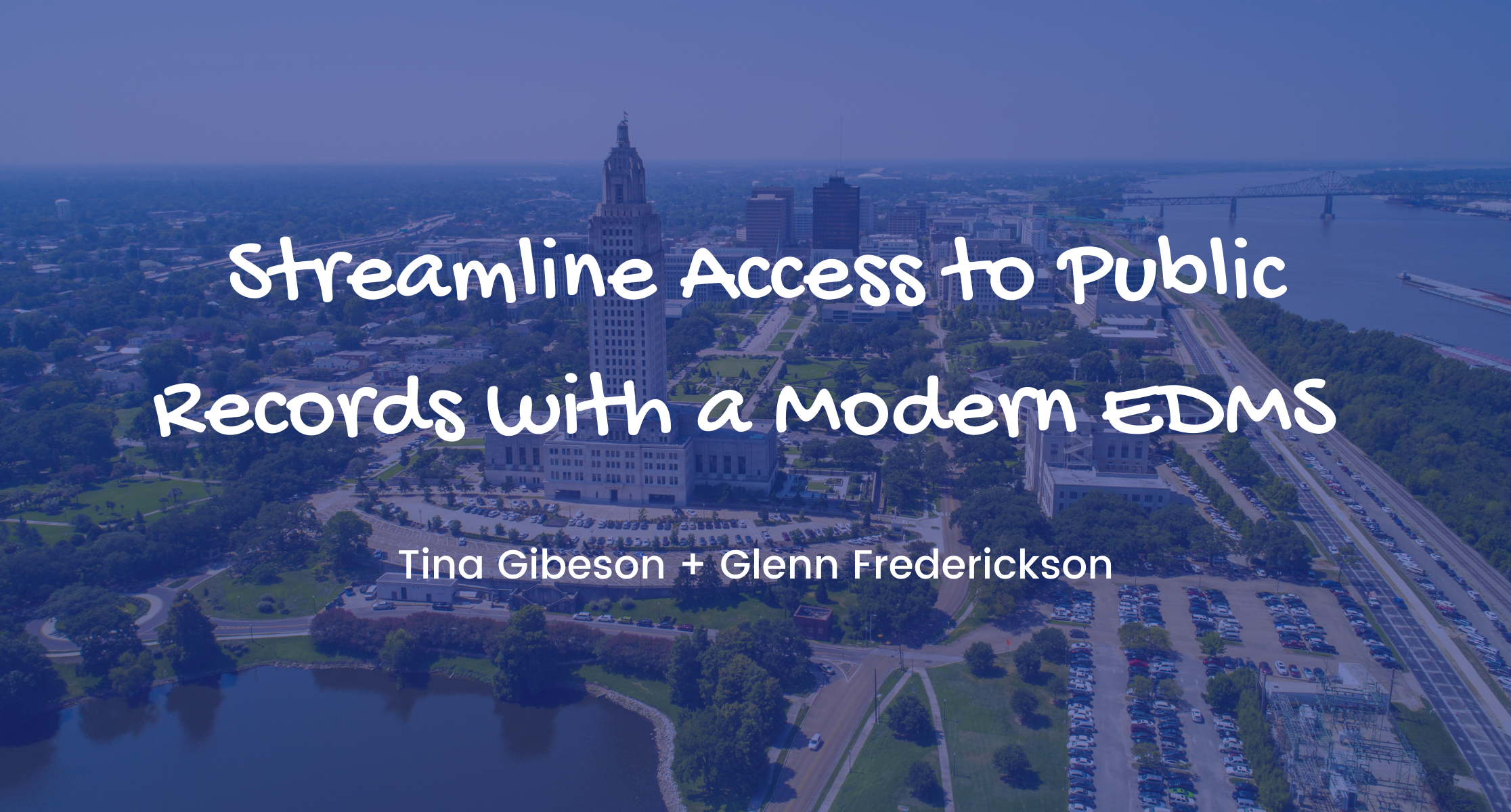 Streamline Access to Public Records with a Modern EDMS